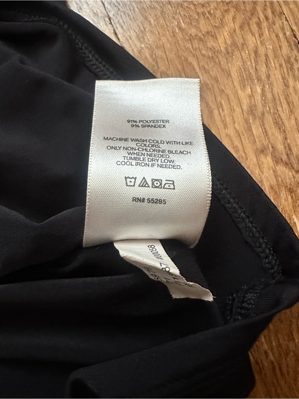 One-Shoulder Express Black Crop Top - Picture 2 of 3